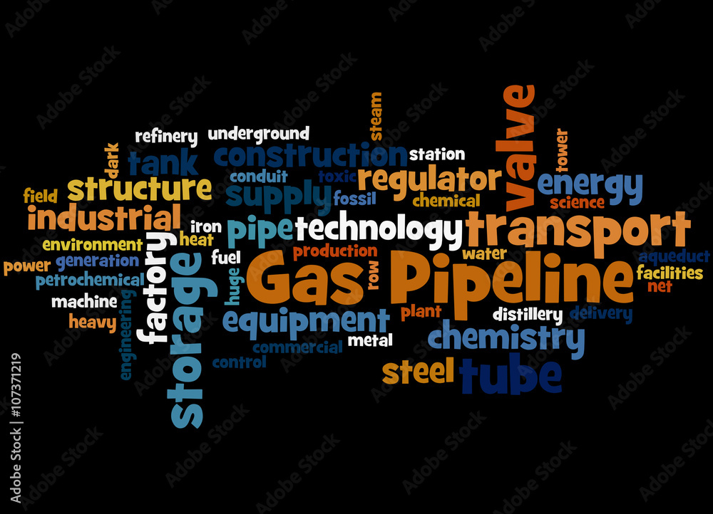 Gas Pipeline, word cloud concept 8 Gas Pipeline, word cloud concept 8