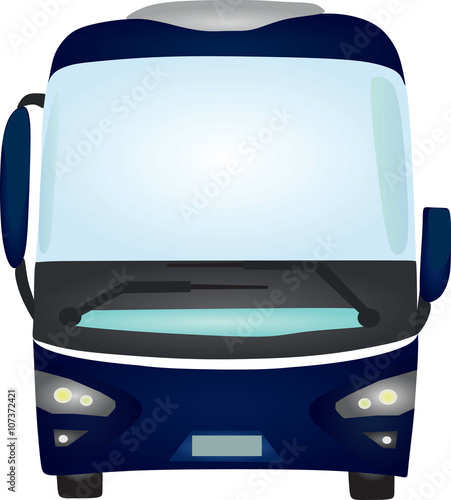blue bus