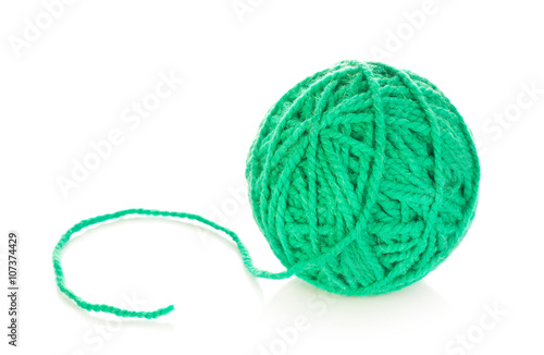 Green Yarn Ball