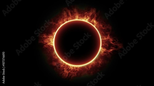 solar flares ring photo