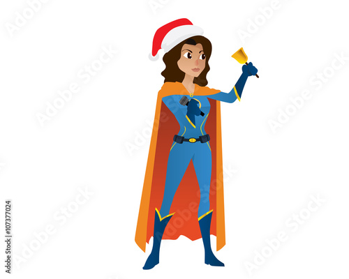 Superhero Girl Character - Santarina