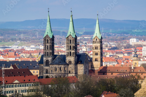 Bamberger Dom aus der Ferne