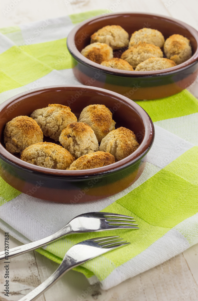 Tapas, Spanish ham croquettes Tapas, Spanish ham croquettes