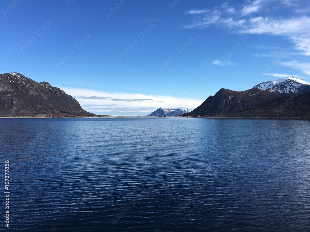 Beautiful seascape in Northern Norway