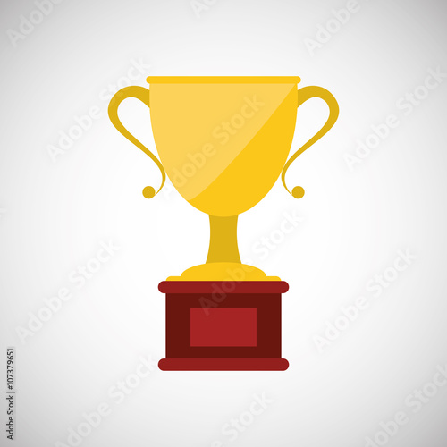 trophy icon design , vector illustration