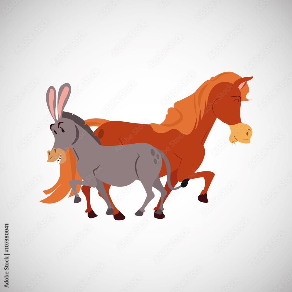 Animal cartoon design , vector illustration Animal cartoon design , vector illustration
