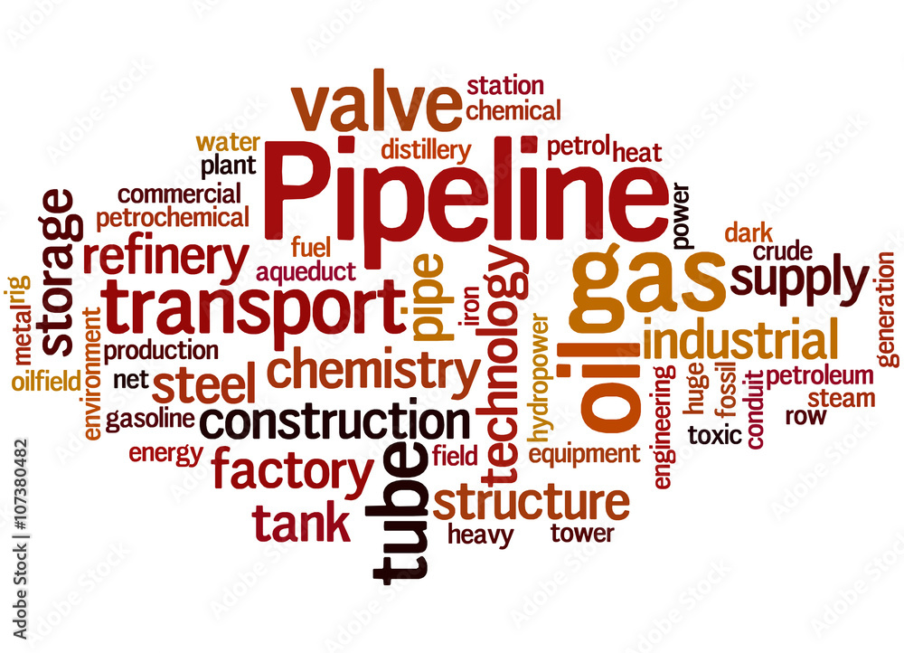 Pipeline, word cloud concept 8 Pipeline, word cloud concept 8