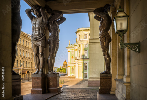 Tableau sur toile Суровые атланты severe Atlantes
