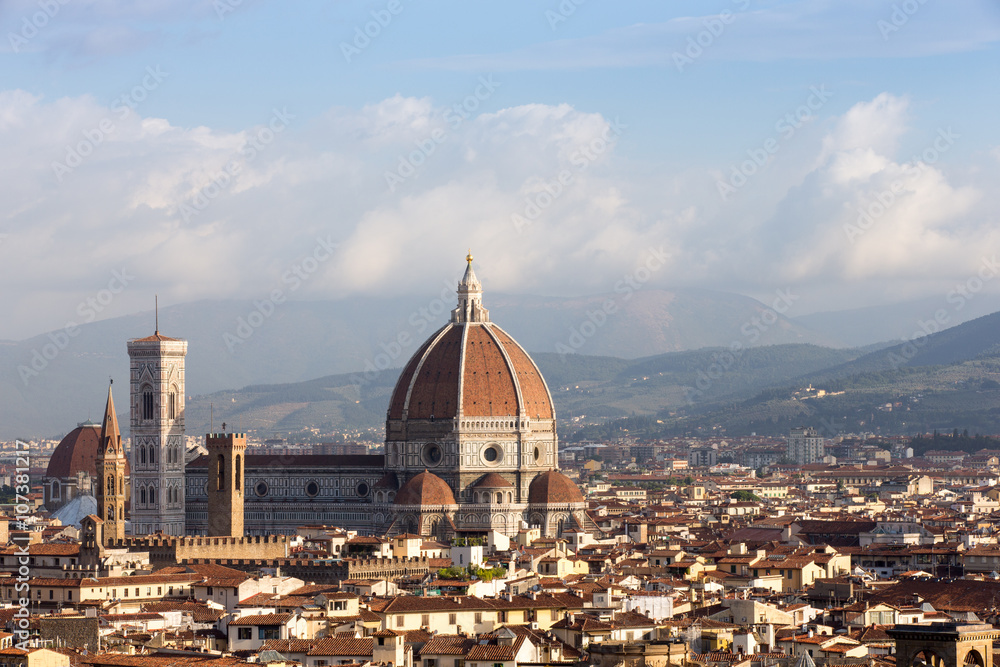 Cathedral of Florence, Italy in Morning Light