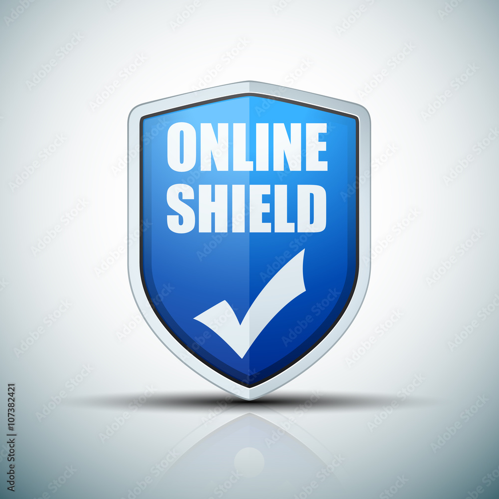 Online Shield sign Online Shield sign