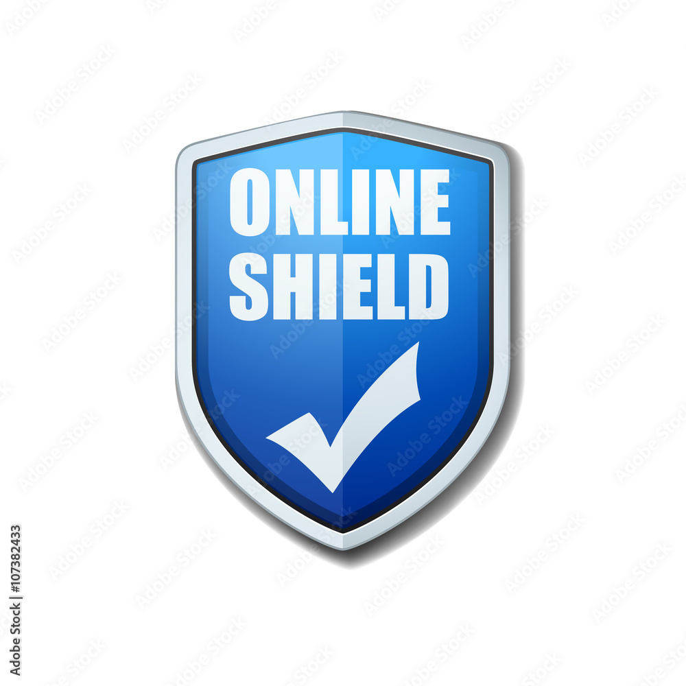 Online Shield sign Online Shield sign