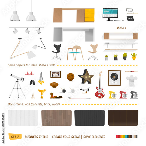 Some office furniture