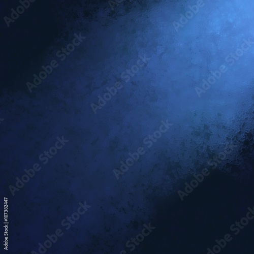 blue background with corner spotlight or lighting with glass texture in smoke pattern