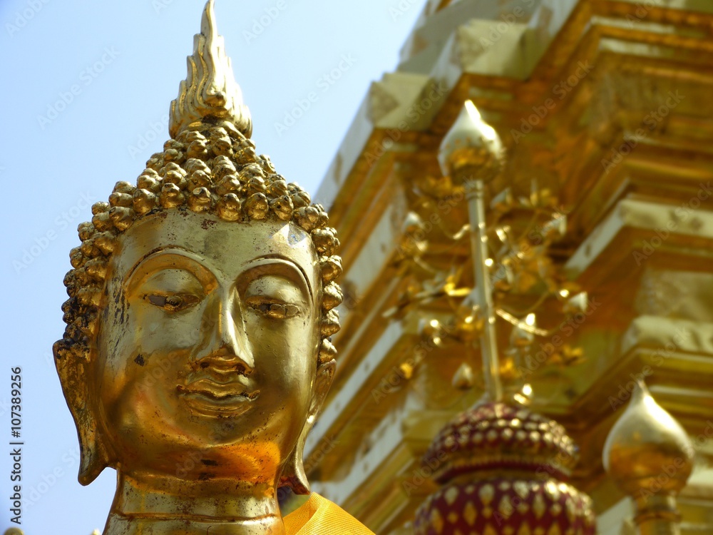 Buddha at Wat Phrathat Dio Suthep, Chiang Mai