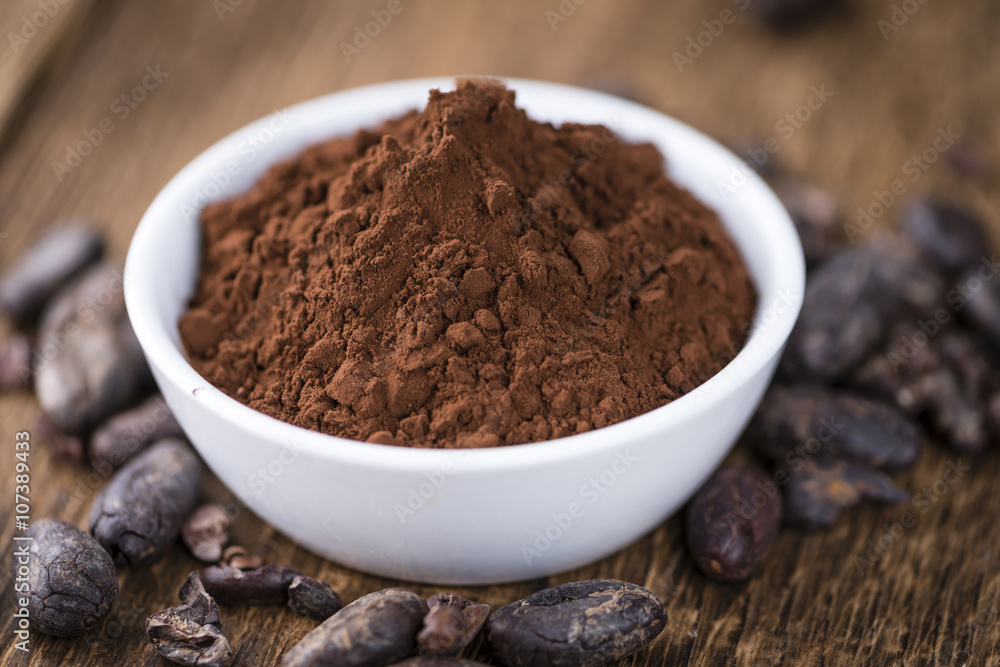 Portion of Cocoa powder Portion of Cocoa powder