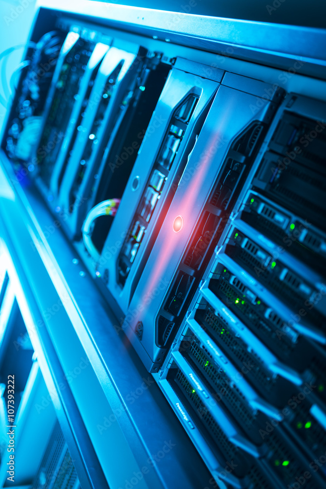 Storage servers in data room Domestic Room Storage servers in data room Domestic Room