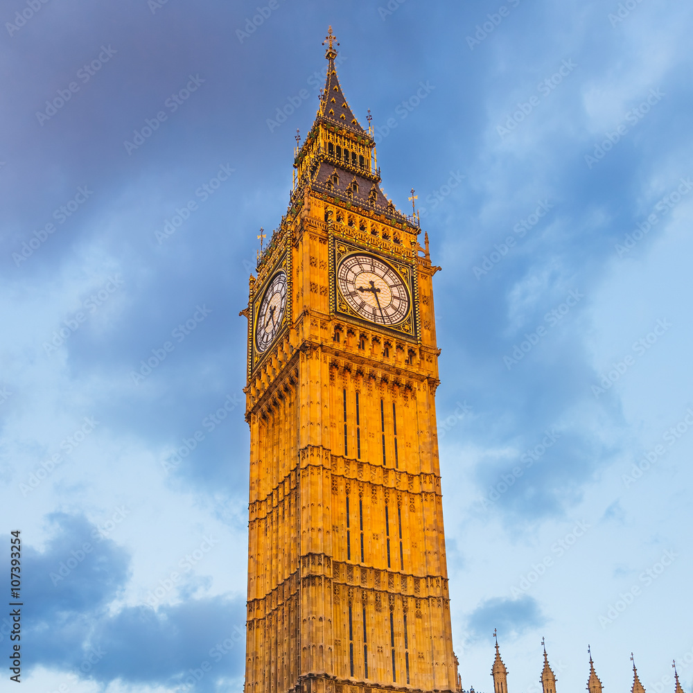 Big Ben tower in London