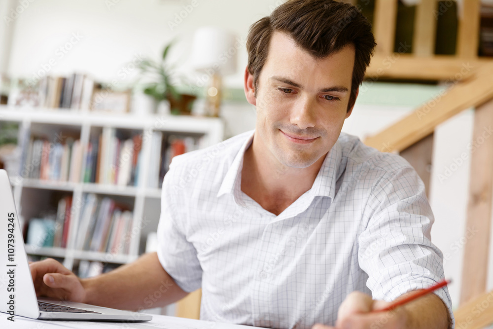 Male architect in office Male architect in office