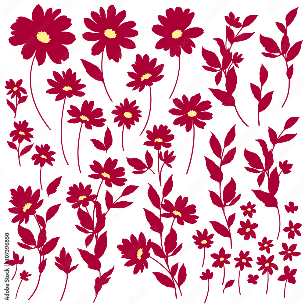 Fototapeta premium 花素材