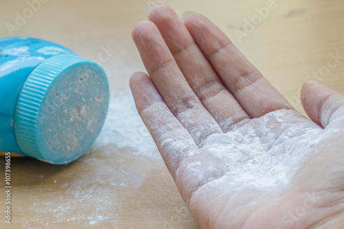 Картината върху платно white talcum powder