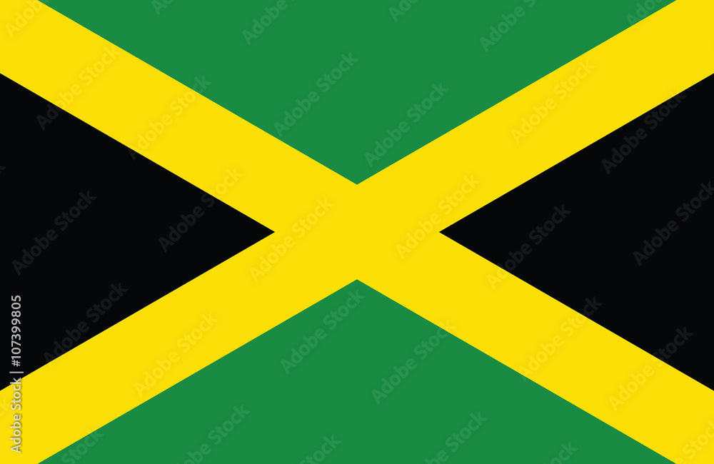 Fototapeta premium Jamaican flag.