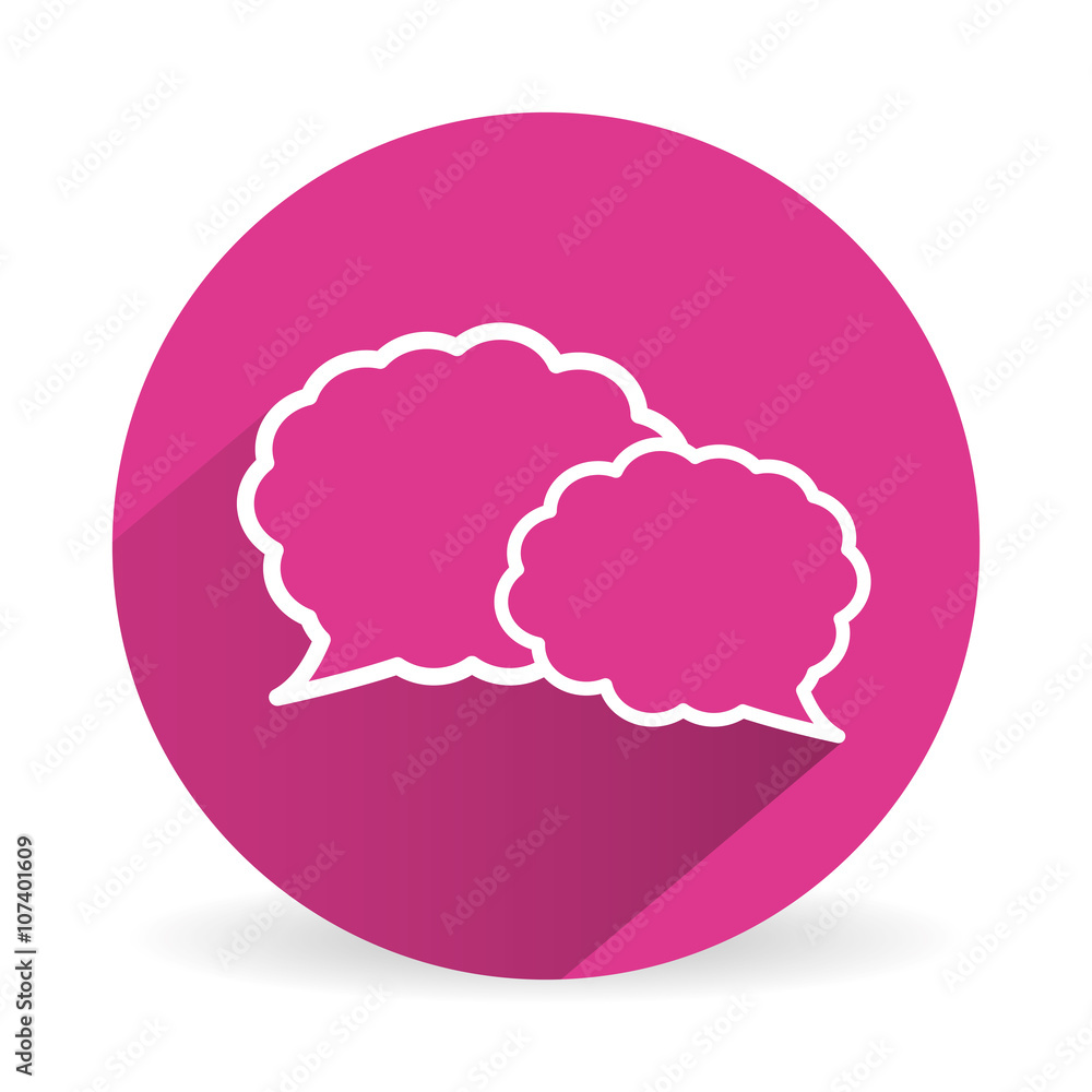 Communication bubble design , vector illustration Communication bubble design , vector illustration