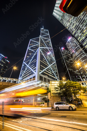 Hong Kong night rush