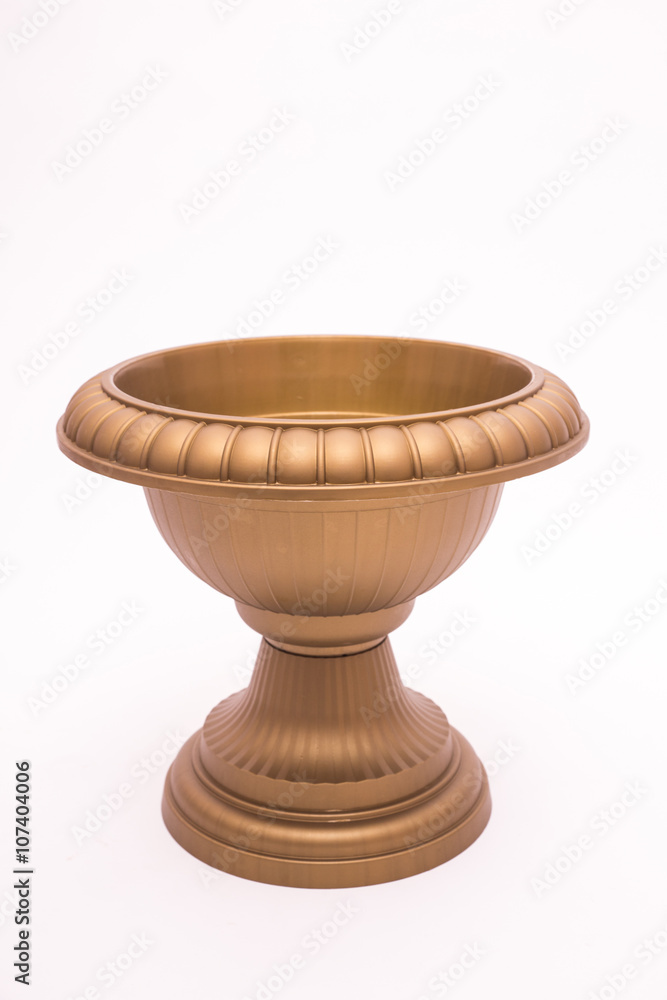 Empty plant pot isolated on white background. Empty plant pot isolated on white background.