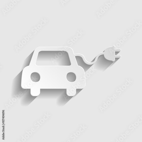 Eco electrocar sign