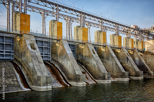 Obraz na płótnie hydro power plant