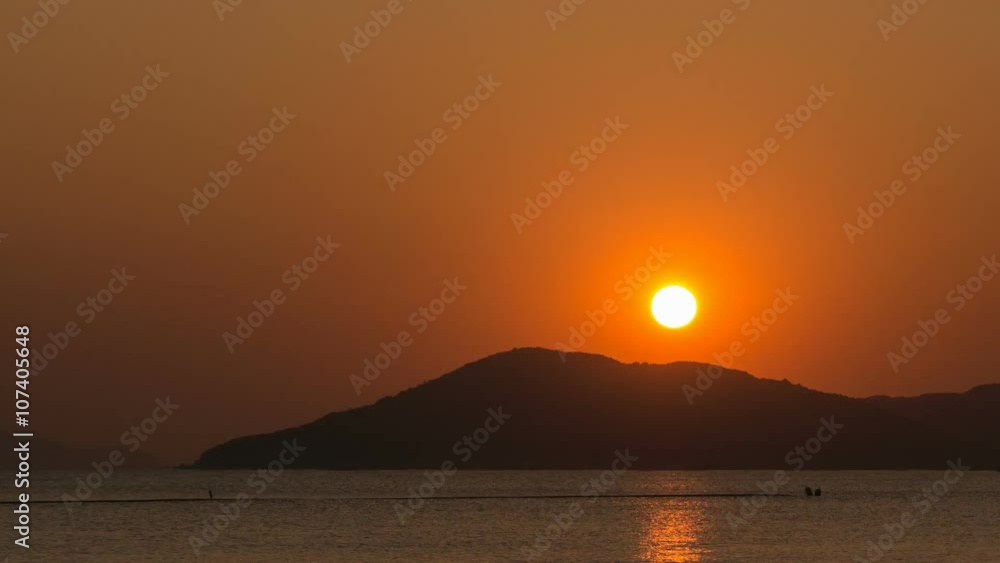 Sunset at Pui o Beach, Hong Kong, Lantau Island Sunset at Pui o Beach, Hong Kong, Lantau Island