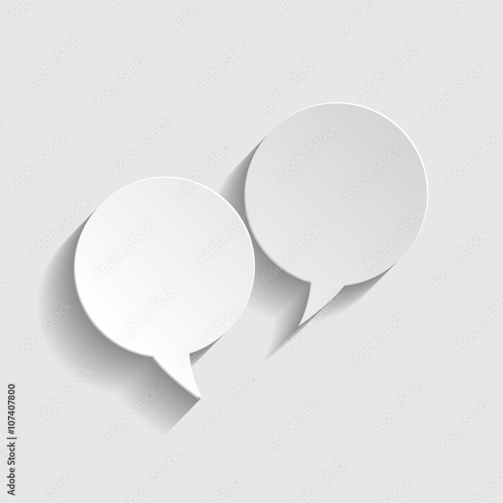 Speech bubble icon Speech bubble icon