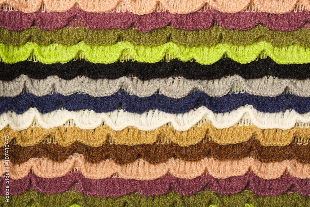 Obraz premium Nice knitted surface.Closeup