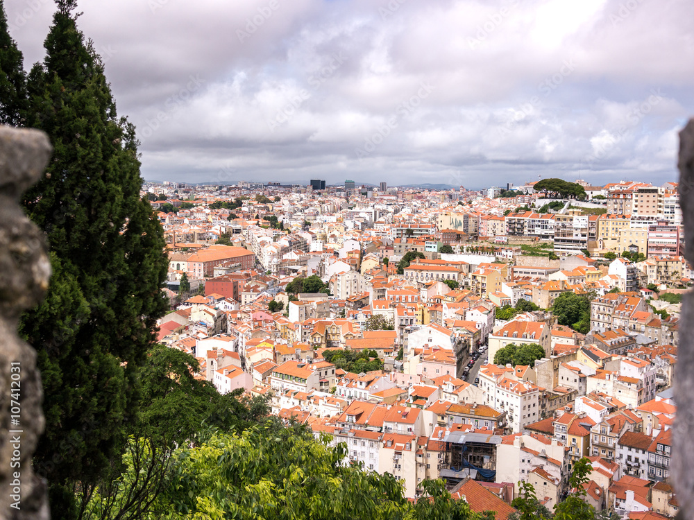 Lisbon from the Castle
