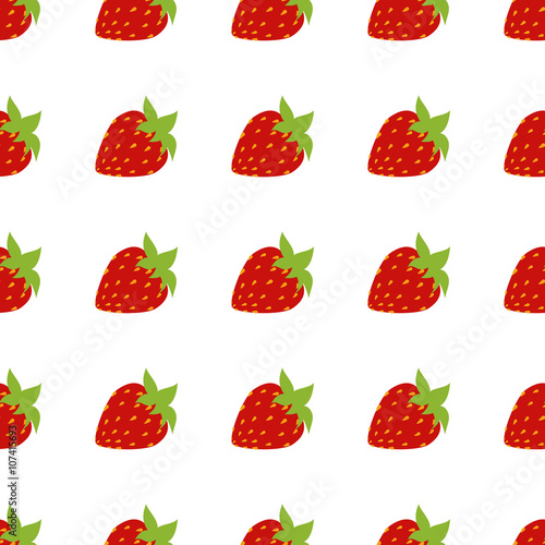 seamless of strawberries