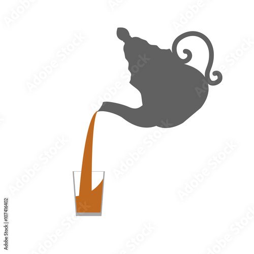 teapot isolated on white