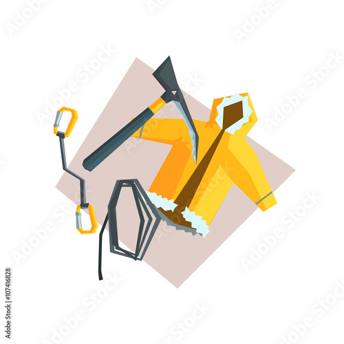 Set Of Items For Mountaineering