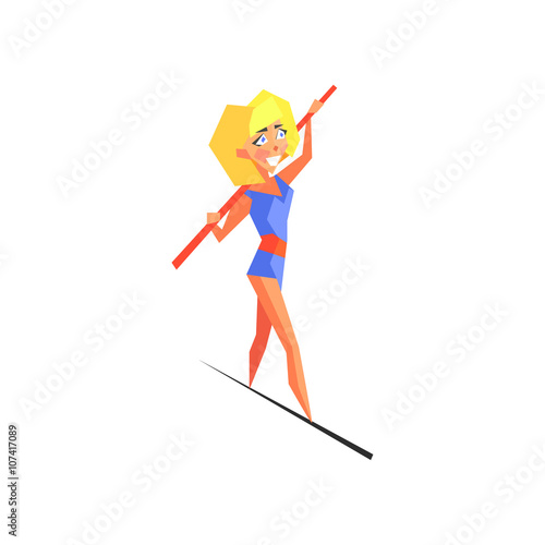 Circus Rope-walker Performing