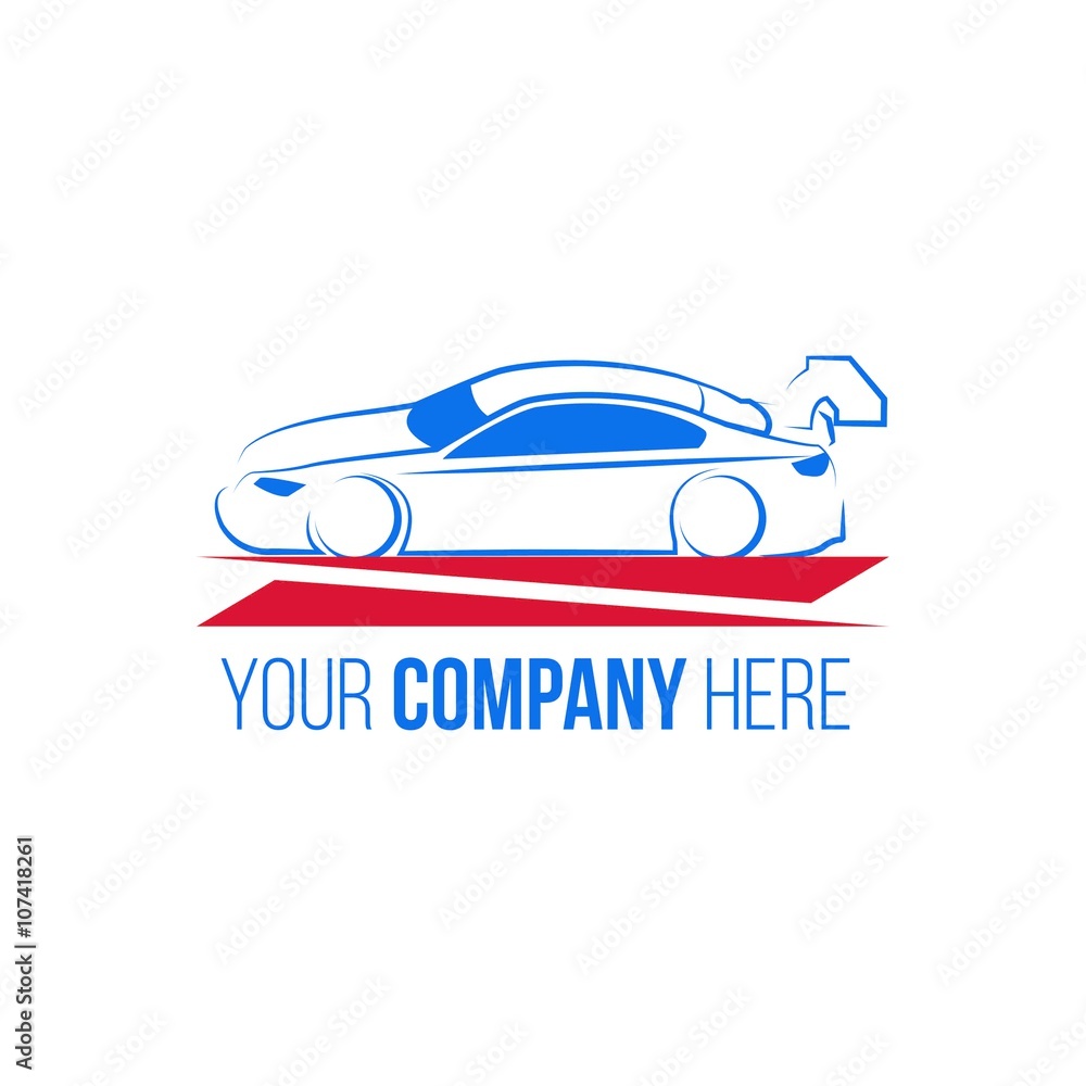 car race logo icon Vector car race logo icon Vector