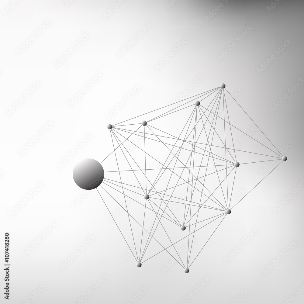 abstract connection background grayscale structure. technology b abstract connection background grayscale structure. technology b