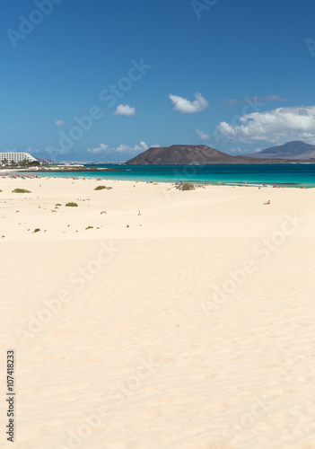 Corralejo Beach on Fuerteventura  Canary Islands