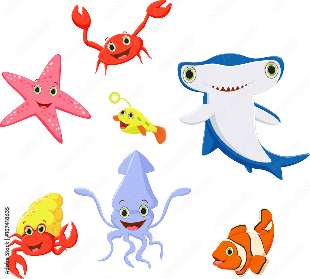 funny sea life cartoon collection funny sea life cartoon collection