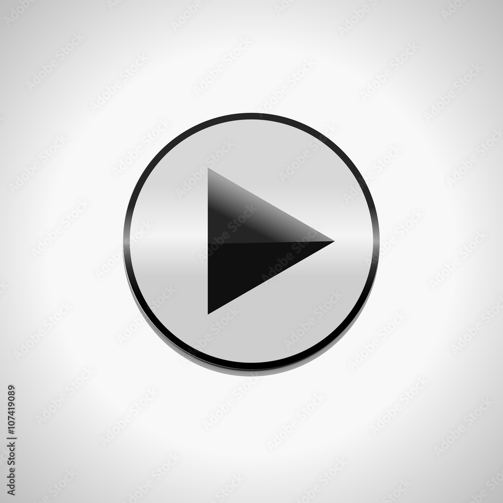 play button symbol. icon isolated media ui round button play button symbol. icon isolated media ui round button