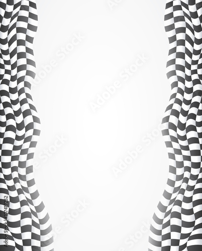 race flag  background vector illustration