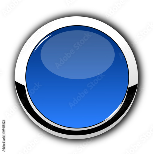 Blue chrome button.