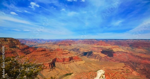 Arizona sunset Grand Canyon National Park Yavapai Point USA time-lapse