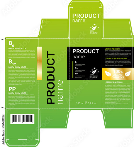 Box design vector.