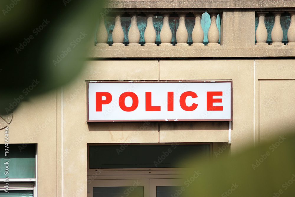 Police Station Sign Police Station Sign