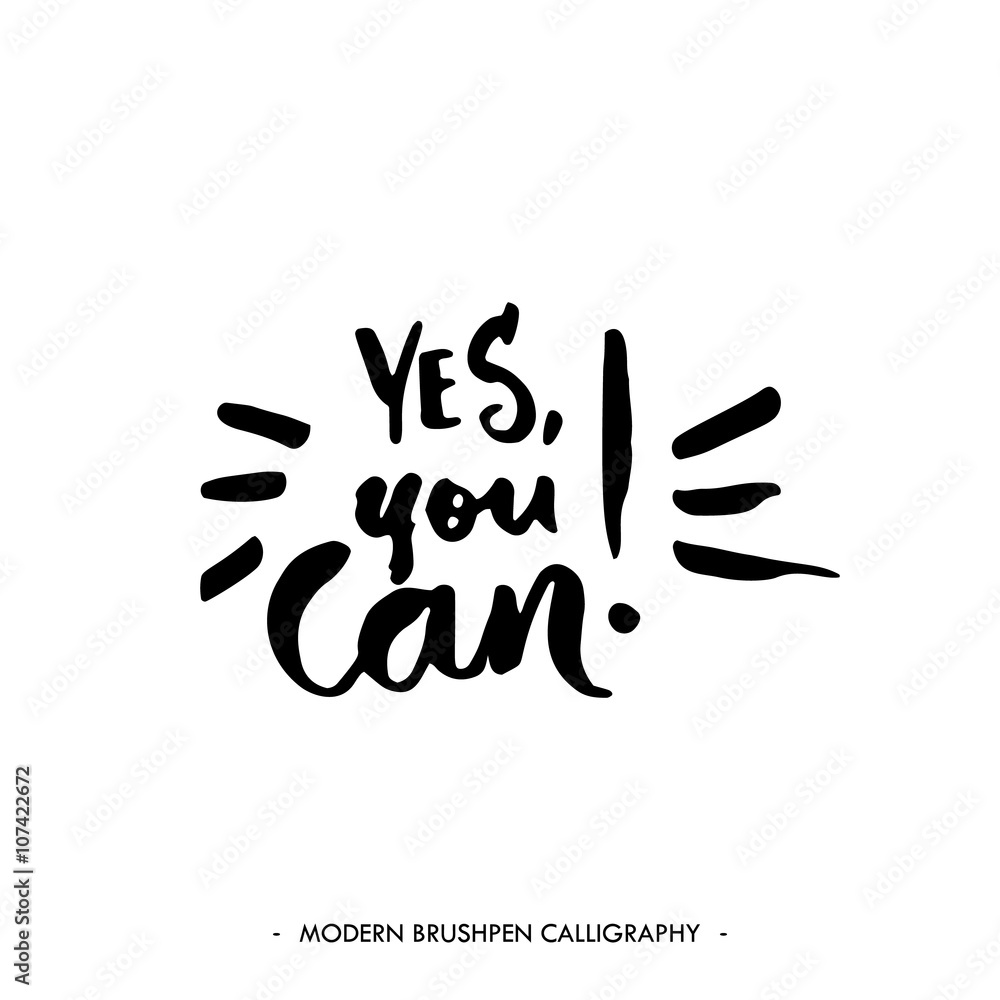 Black inspirational quote isolated on white background. Black inspirational quote isolated on white background.