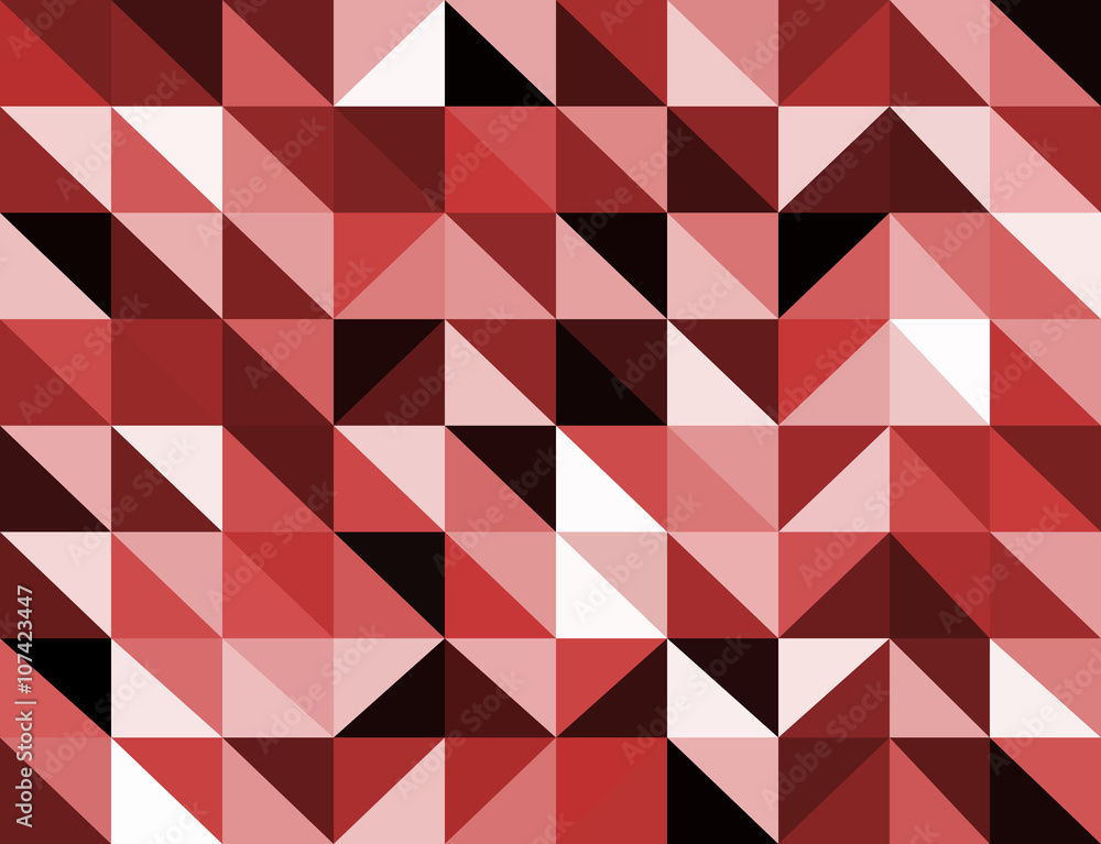 Dull red abstract geometric polygonal background Dull red abstract geometric polygonal background
